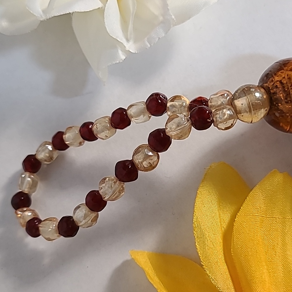 Glass Beaded Oversized Tassel - Picture 4 of 6